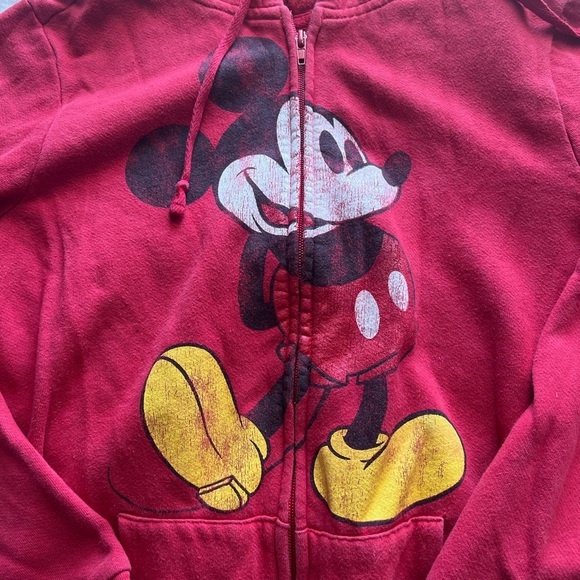 Mickey Mouse Red Hoodie - Picture 2 of 4